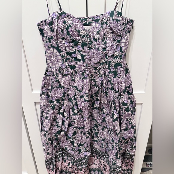 Sleeveless midi dress with pockets - Picture 2 of 11